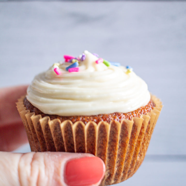 Reduced Fat Carrot Cake Cupcakes