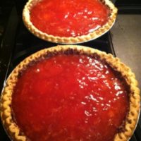 Strawberry Pie – a step by step photo gallery
