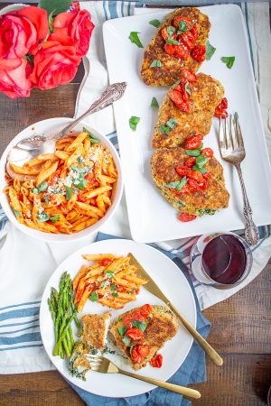 Ricotta and Spinach Stuffed Chicken Breasts - thekittchen
