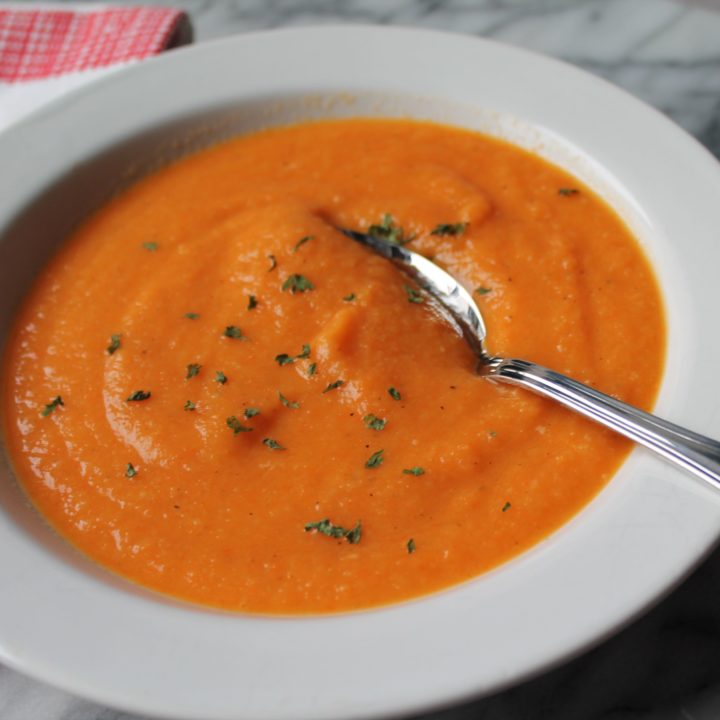 Roasted Carrot and Parsnip Soup