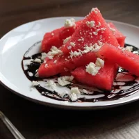 Watermelon, Balsamic, and Feta Salad