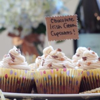 Chocolate Irish Cream Cupcakes