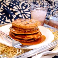 Irish Cream Chocolate Chip Pancakes