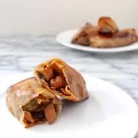 Cashew Chicken and Broccoli Egg Rolls