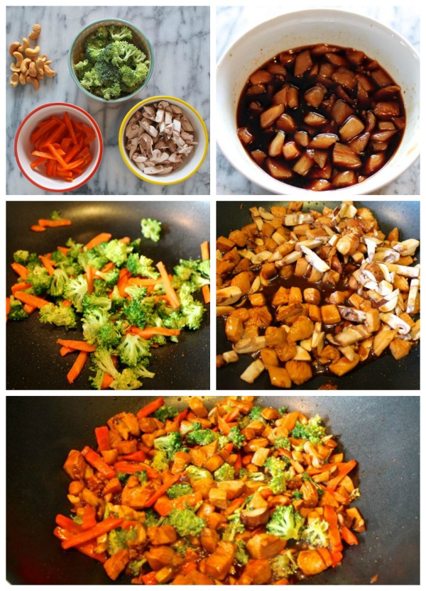 How to Make Cashew Chicken with Broccoli