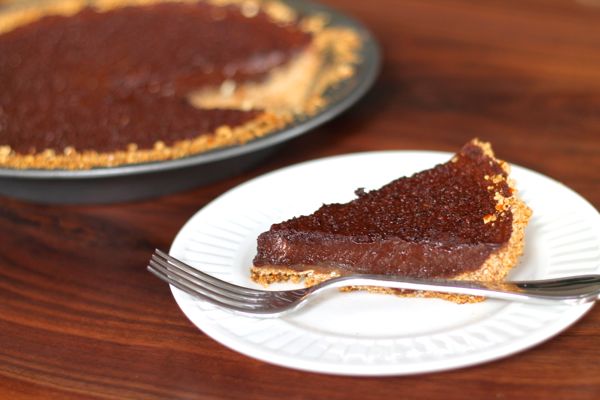 Chocolate Caramel Pie with Pretzel Crust