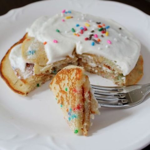 Funfetti Cupcake Pancakes