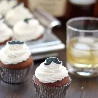 Mocha Cupcakes with Bourbon Frosting