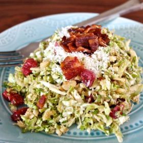Shaved Brussels Sprout Salad