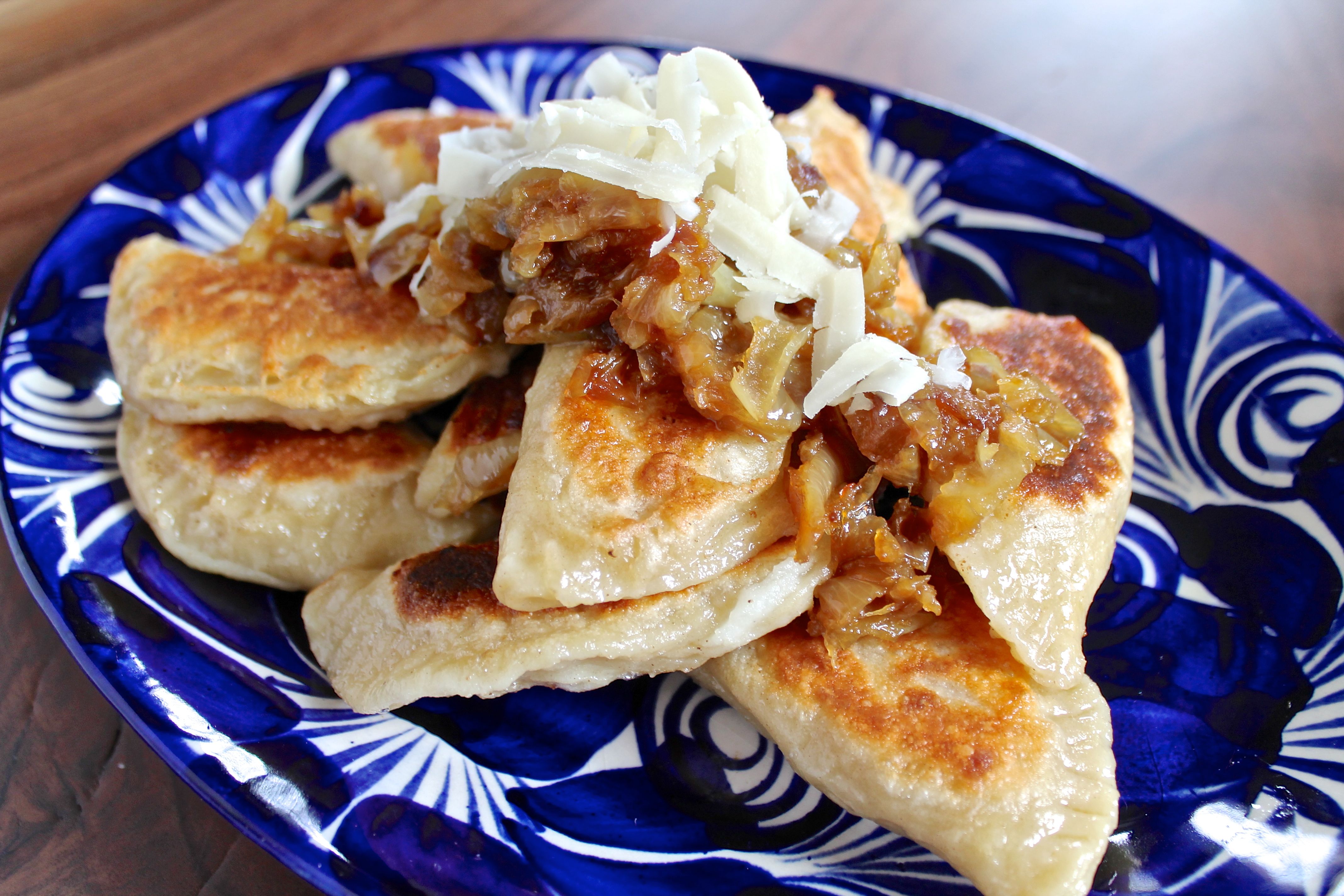 Easy Potato and Cheddar Pierogi