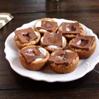 Caramel Chocolate Chip S’mores Cookies