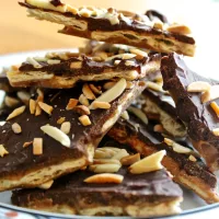 Crispy Chocolate Toffee Bark
