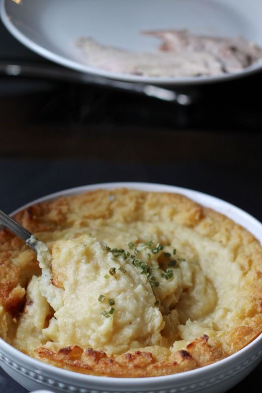 Roasted Garlic, Parmesan, Brown Butter Mashed Potatoes are rich, creamy, cheesy, and loaded with garlic flavor. They are a perfect Thanksgiving side dish - plus they are easy to make. They can even be made a day or two in advance!
