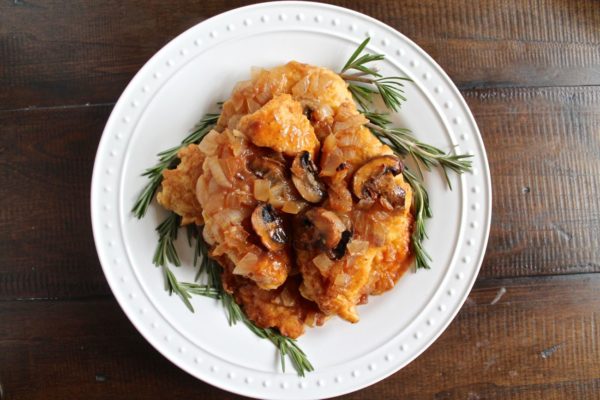 Dinner Party Menu Ideas: Make Ahead Recipes: Serve Chicken Marsala over egg noodles.