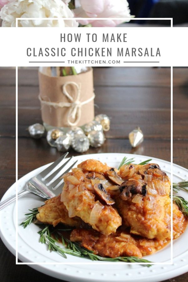 Classic Chicken Marsala | This Classic Chicken Marsala is perfect special occasions and family gatherings! The best thing is that is tastes even better when it is made a day early, it is the perfect make-ahead holiday meal!