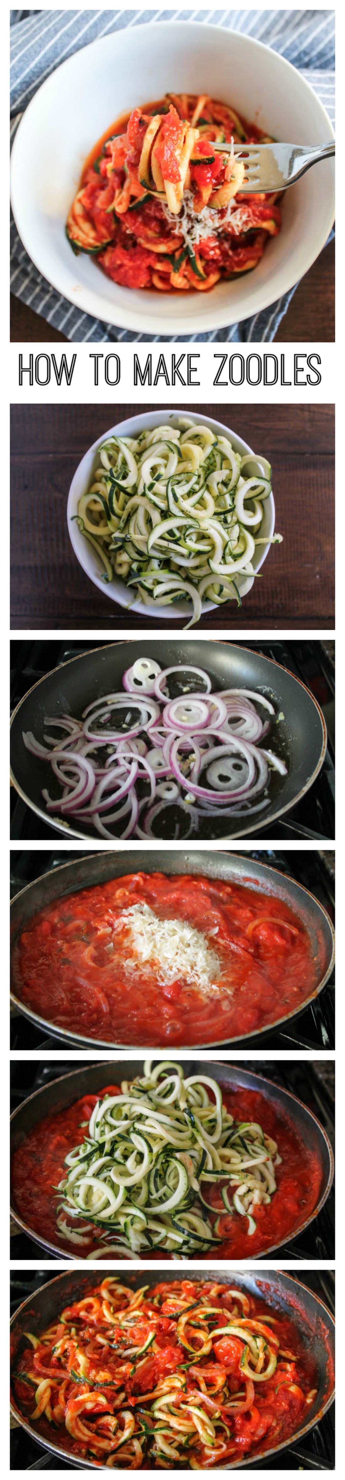 How to Make Zoodles - Zucchini Pasta via The Kittchen