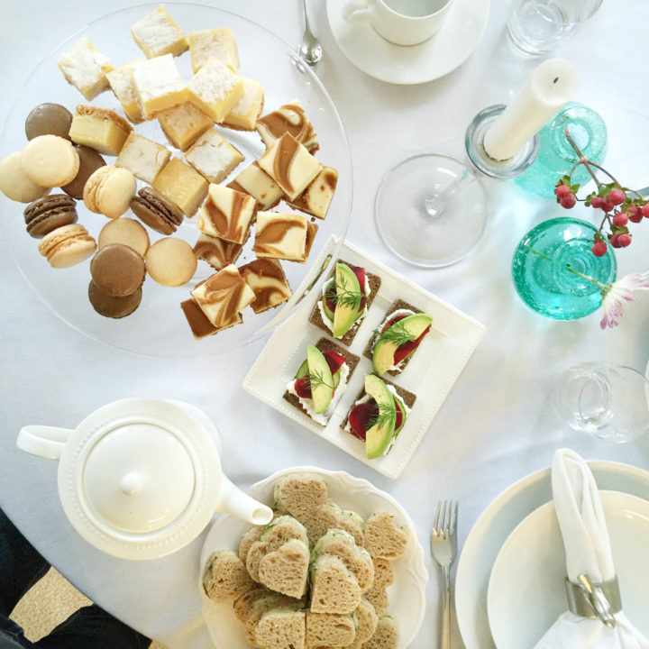 Traditional Afternoon Tea and Cucumber Sandwiches