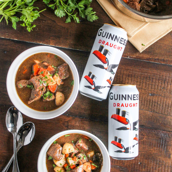 Guinness Stew with Beef and Mushrooms