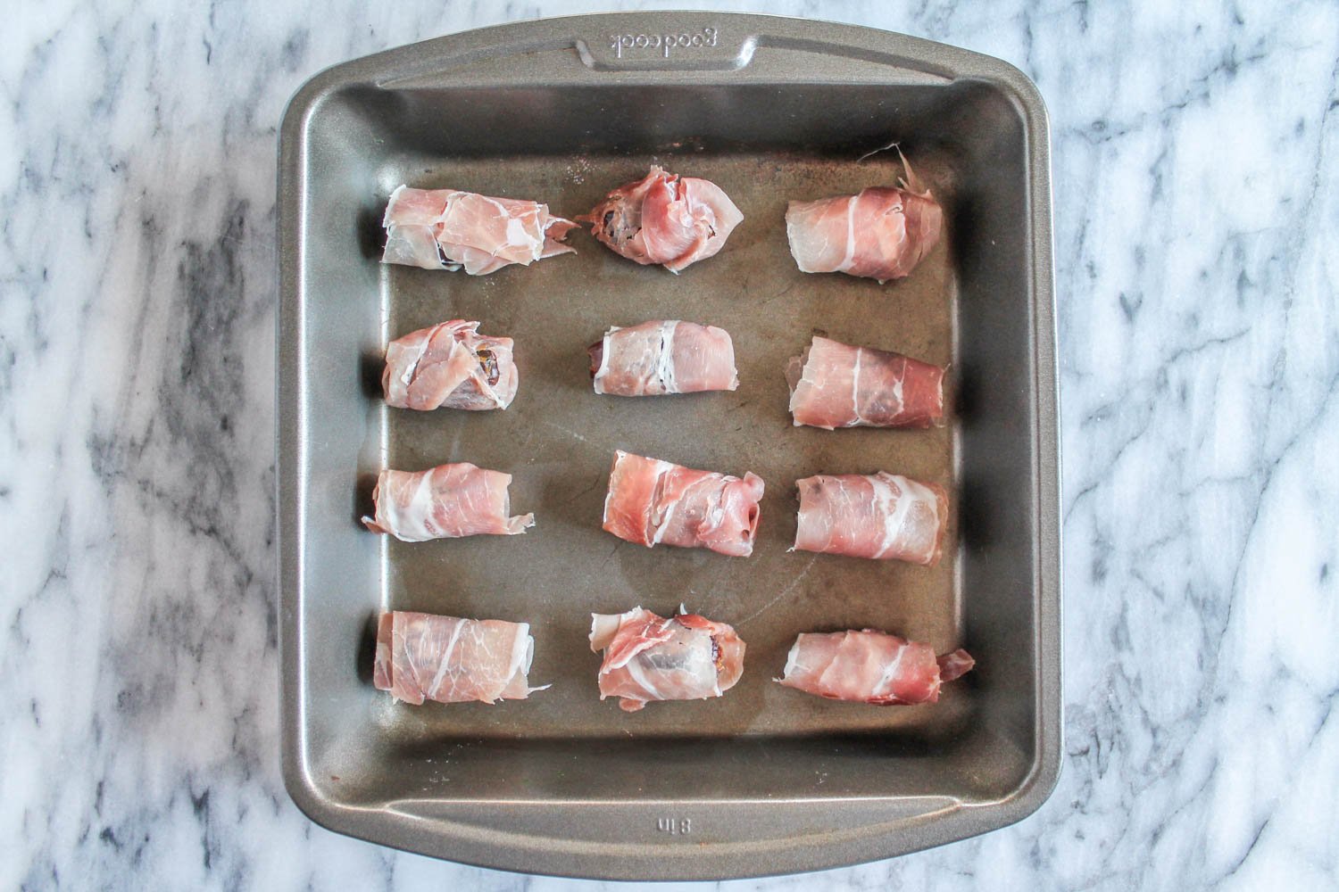 Prosciutto Wrapped Dates Stuffed with Cheese thekittchen