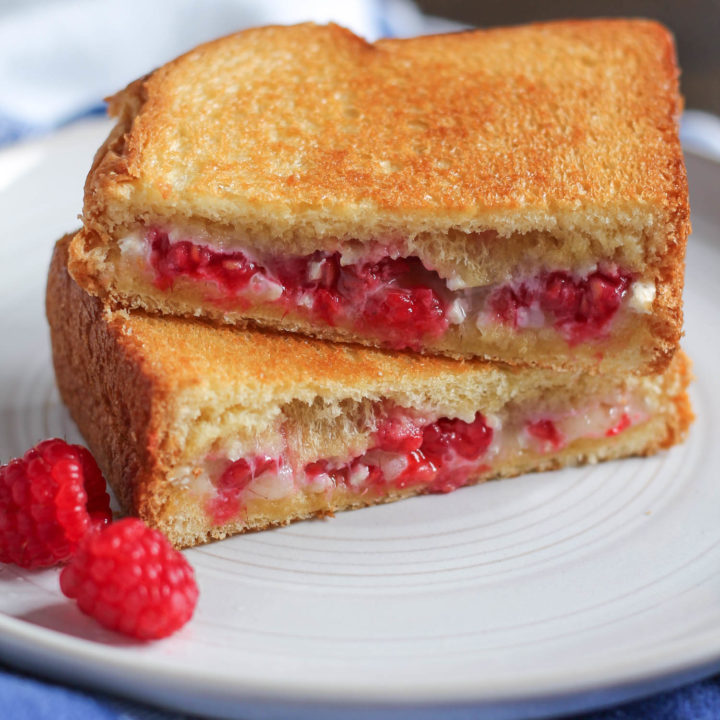 Raspberry Brie Grilled Cheese