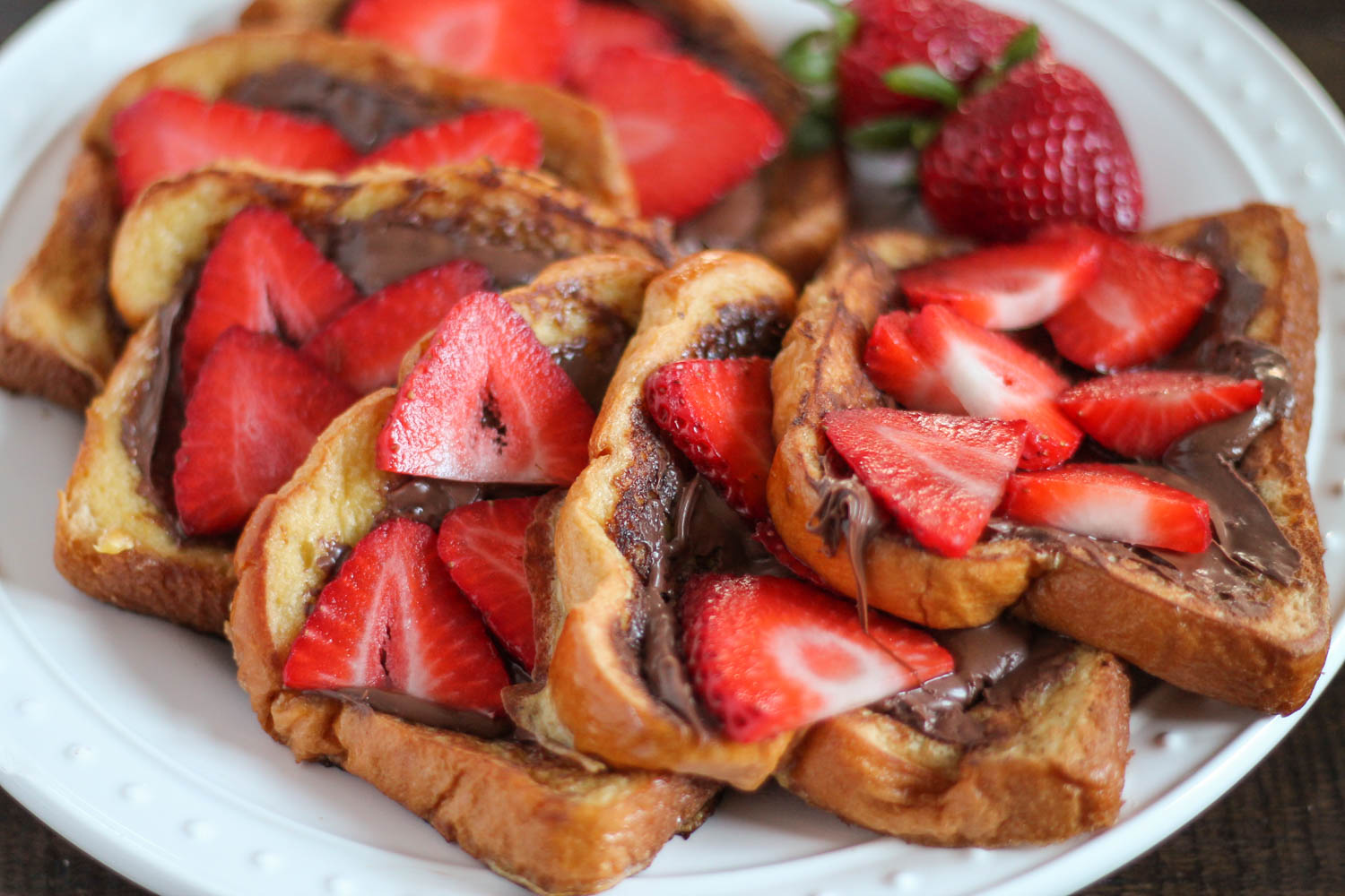 Strawberry Nutella French Toast-3