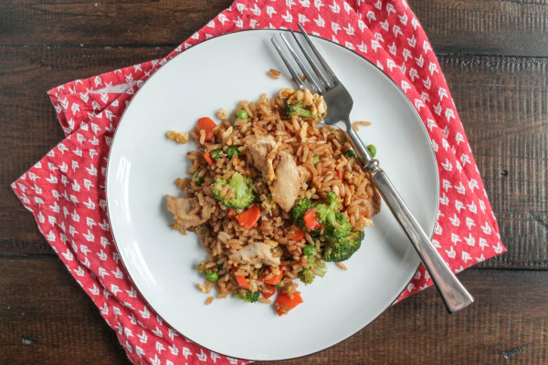 Chicken and Vegetable Fried Rice-4