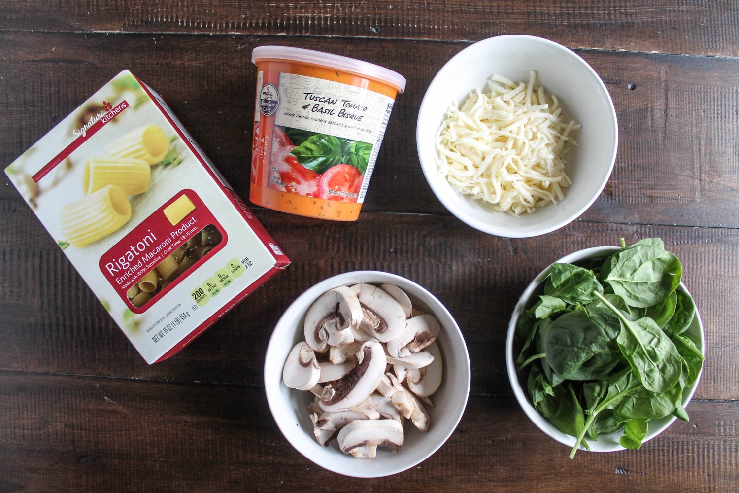 Veggie Pasta Bake made with Tomato Bisque thekittchen