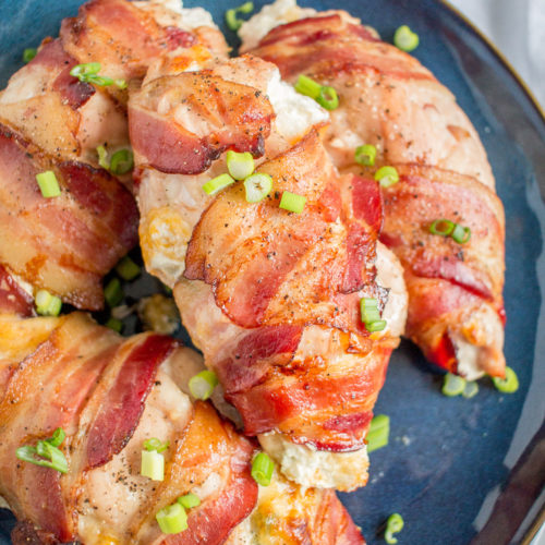 Bacon Wrapped Jalapeño Popper Chicken - thekittchen
