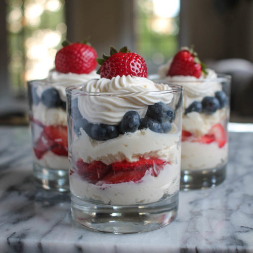 Patriotic Cheesecake Parfaits - thekittchen