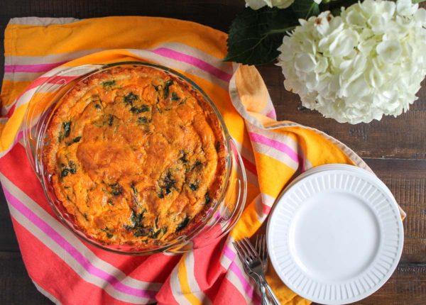 Spinach and Cheddar Tater Tot Quiche5