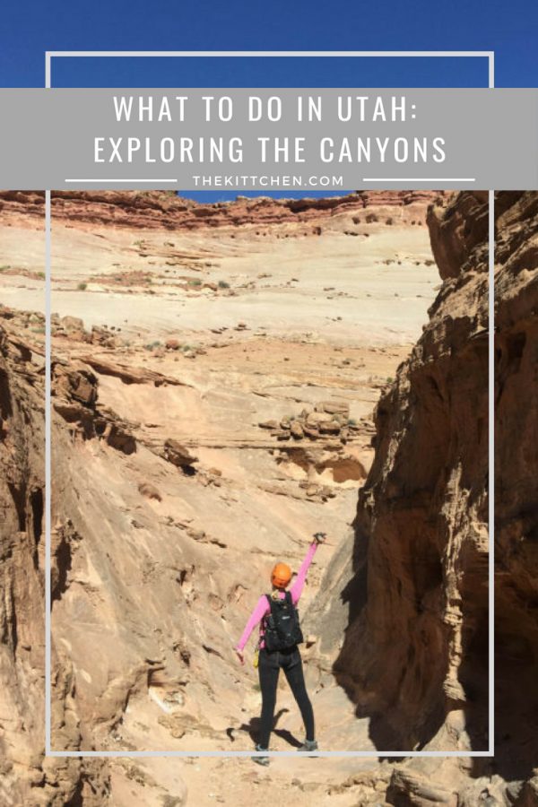 Canyoneering in Utah: The outdoor adventure experience you need to try in Utah! #travel #adventuretravel #utah 