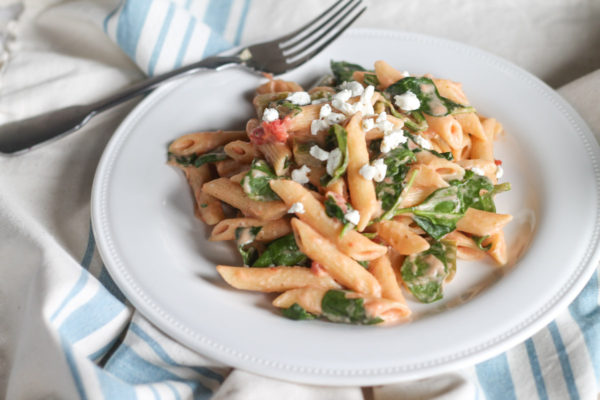 easy-goat-cheese-and-vegetable-pasta-7