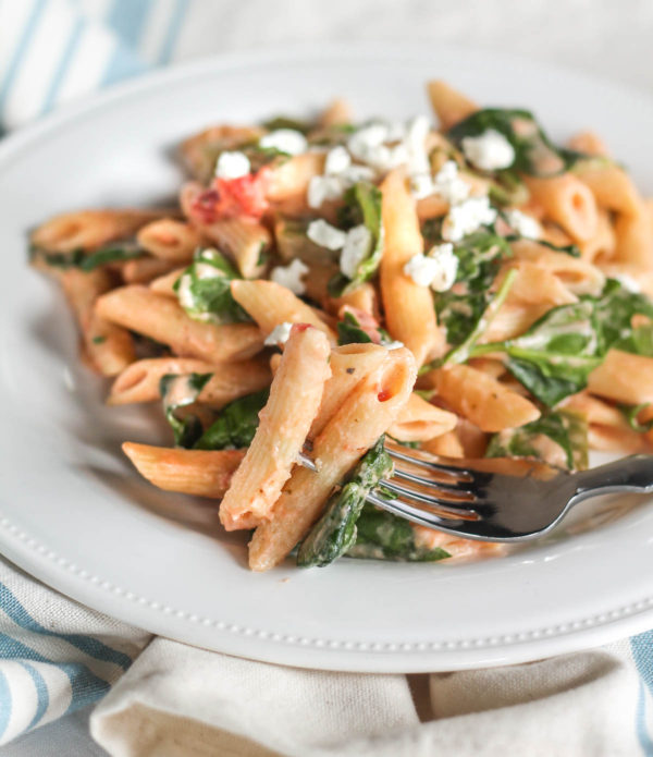 easy-goat-cheese-and-vegetable-pasta-8