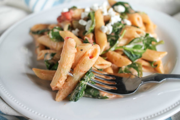 easy-goat-cheese-and-vegetable-pasta-9