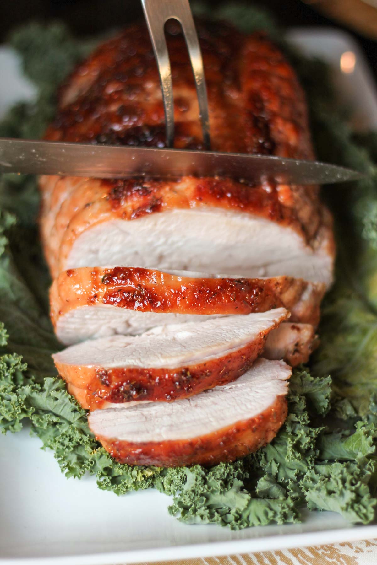 This Honey Maple Turkey Breast is the easiest recipe for Thanksgiving Turkey!
