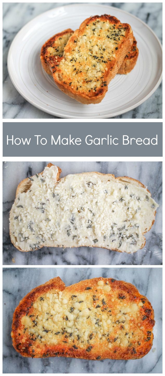 The easiest garlic bread recipe!