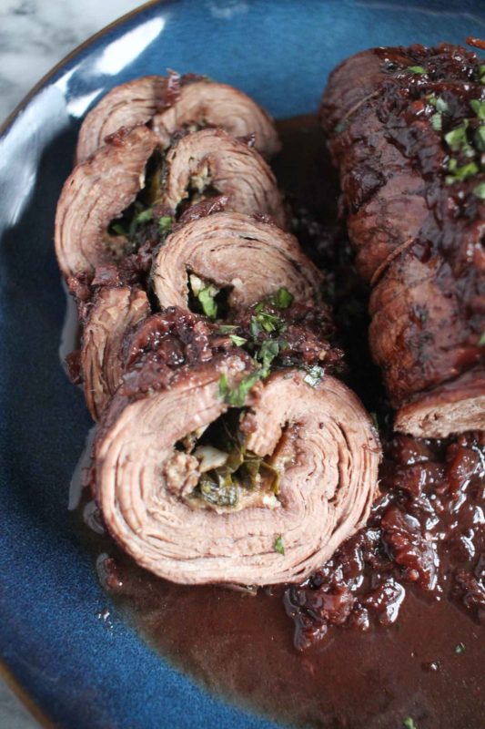 Recipe for Braciole with Red Wine Sauce-5