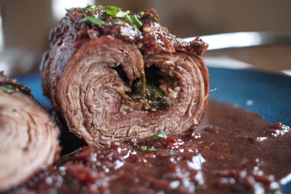Recipe for Braciole with Red Wine Sauce-6