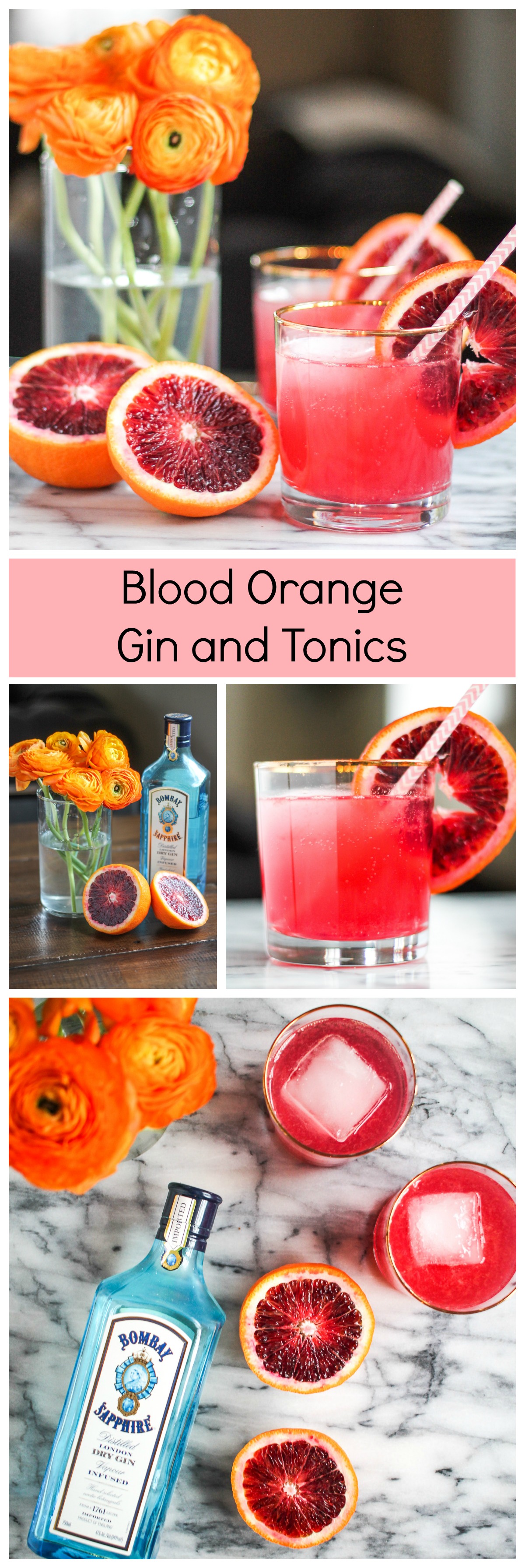 Blood Orange Gin and Tonics - thekittchen