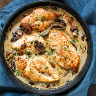 Sherry Mushroom Chicken is one of the best easy chicken recipes - it is an easy weeknight meal that feels fancy.