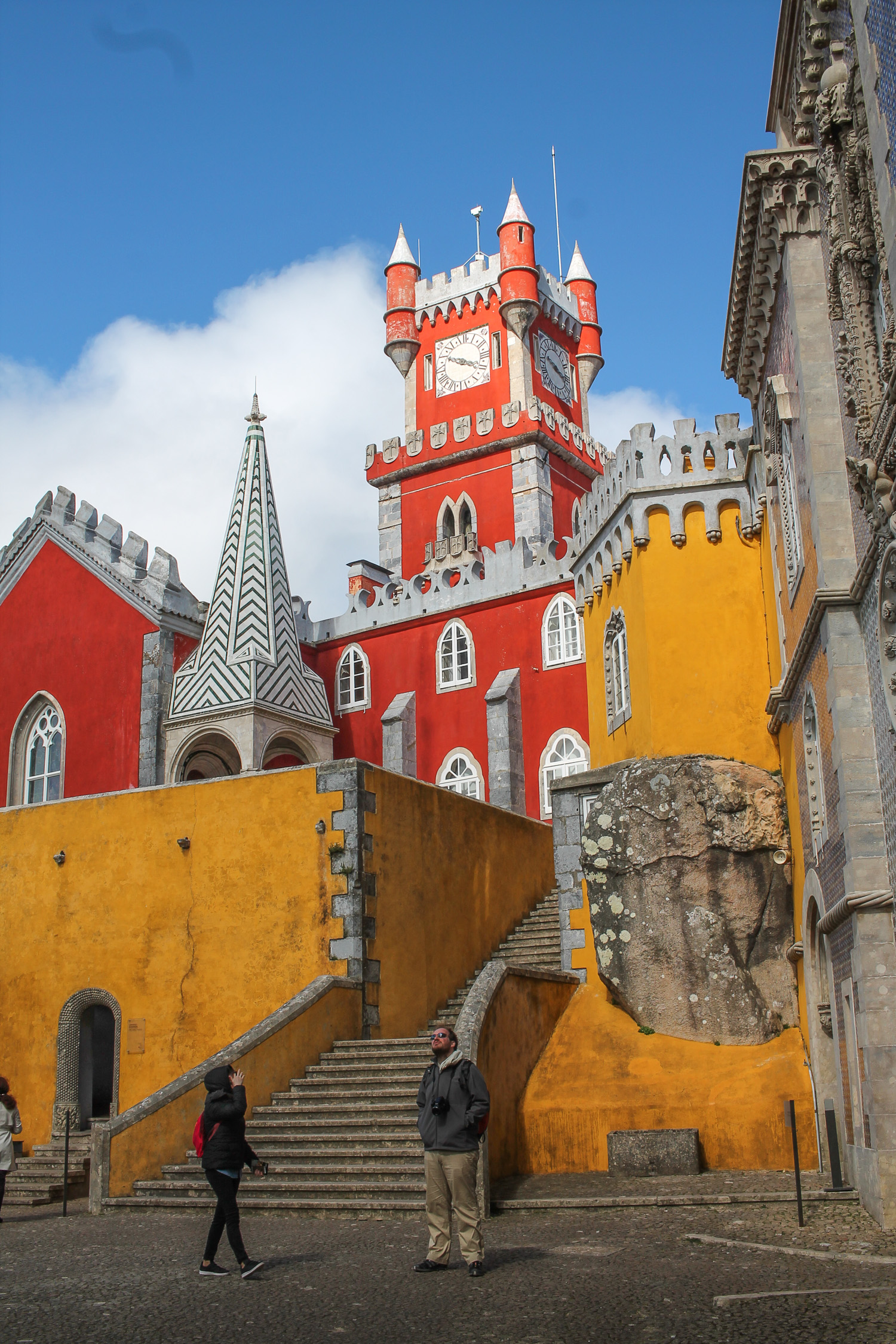 Visiting the Colourful Pena Palace in Sintra - April Everyday