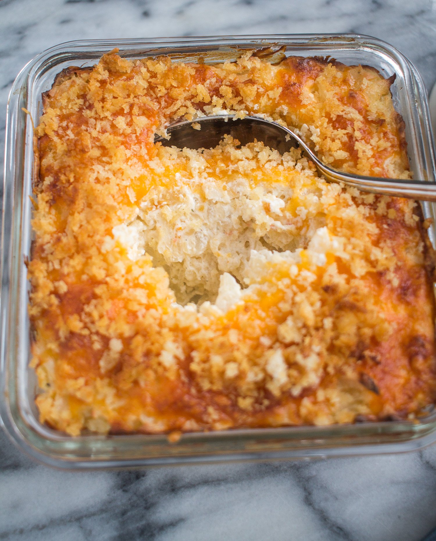 Hash Brown Casserole (inspired by The American Club) thekittchen