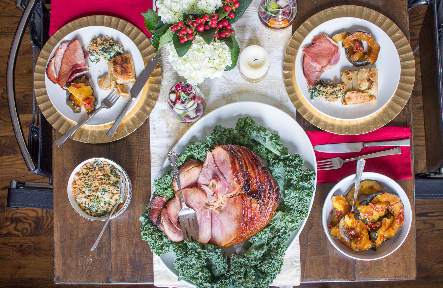 Easy Honey Maple Glazed Ham - A Holiday Meal for a Crowd