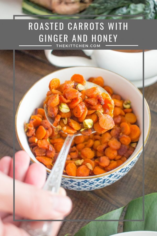 Roasted Carrots with Ginger and Honey | Wondering how to make the best roasted carrots? Add ginger, honey, and a dash of spice for delicious sweet and spicy carrots that you won't be able to stop eating.