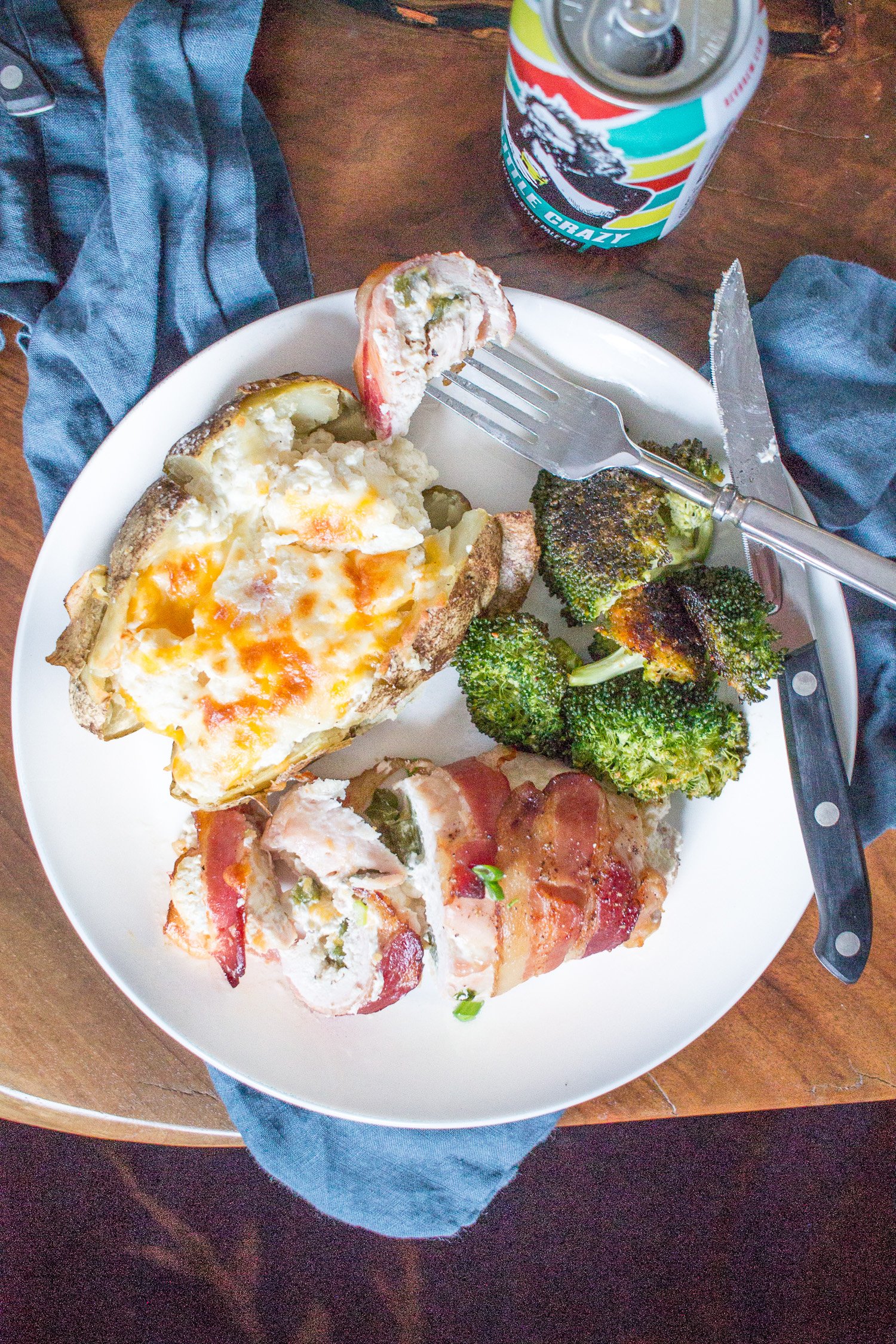 Bacon Wrapped Jalapeño Popper Chicken thekittchen