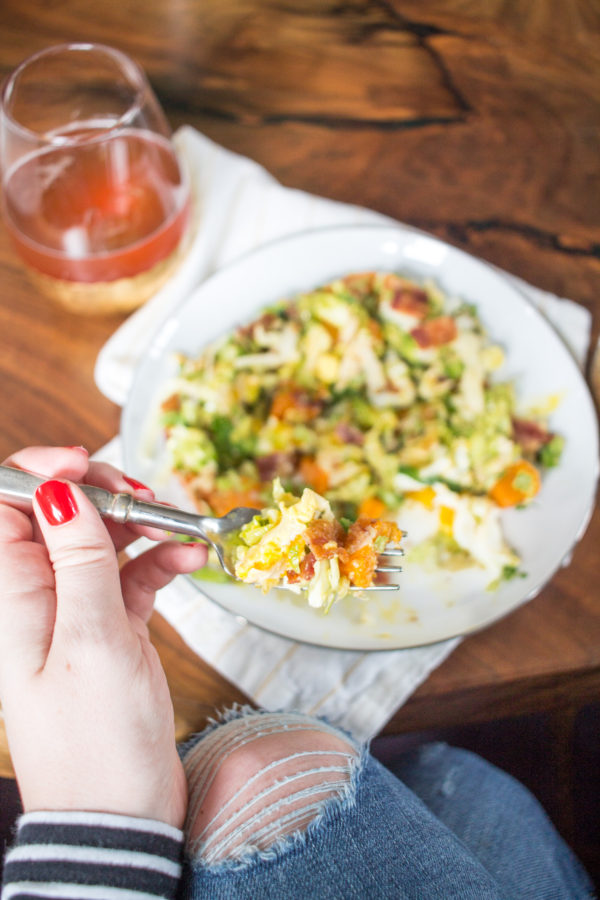 The best Butternut Squash and Brussels Sprout Salad