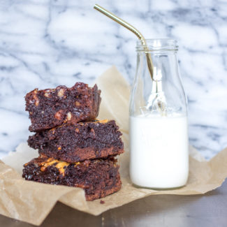 The Best Brownie Recipe - an easy recipe for the most moist and gooey brownies!