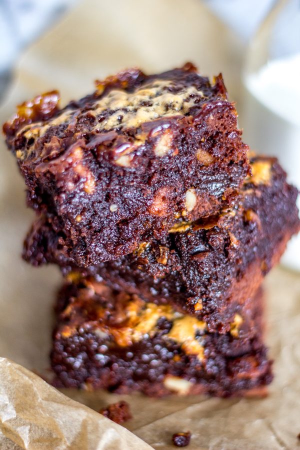 The best brownie recipe - these are so rich and chocolatey!