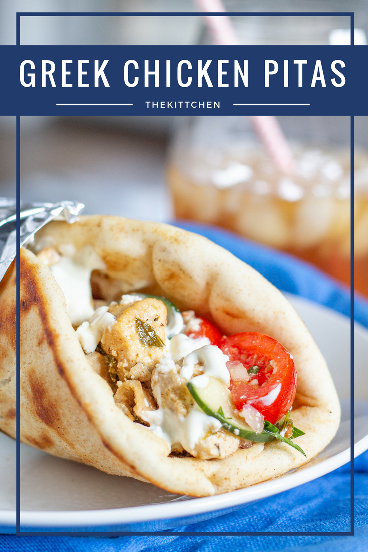 How to Make Greek Chicken Pitas | An Easy Greek Chicken Recipe