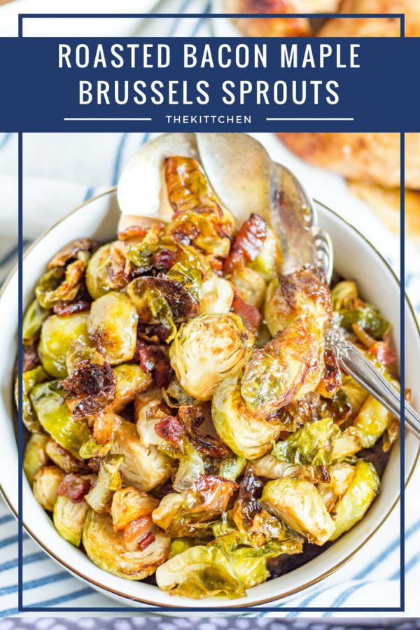 Roasted Bacon Maple Brussels Sprouts